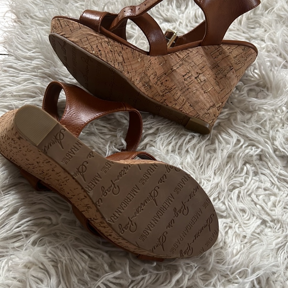 American Rag “Rochelle” Platform Wedge Sandal, Size 8 - Picture 4 of 5